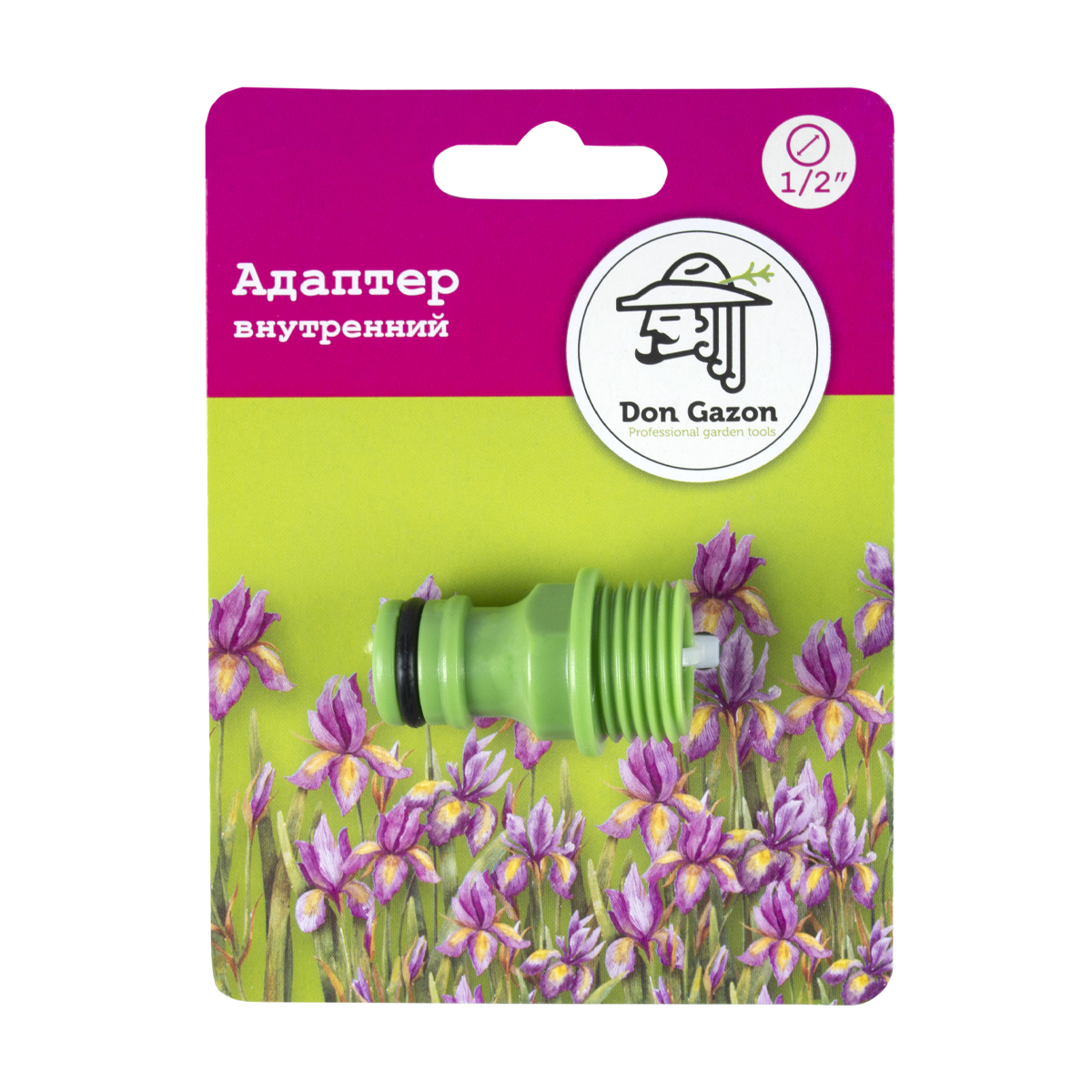 Адаптер с внутренней резьбой для шлангов Don Gazon, 1/2"
