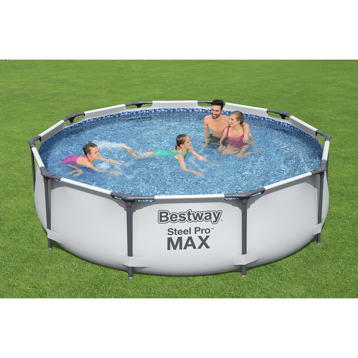 Бассейн каркасный Bestway Steel Pro Max, 305 x 76 см, 4678 л
