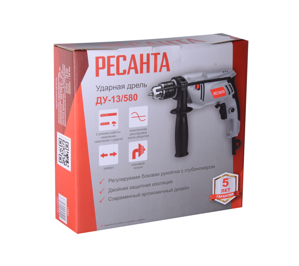 Дрель ударная ДУ-13/580 Ресанта