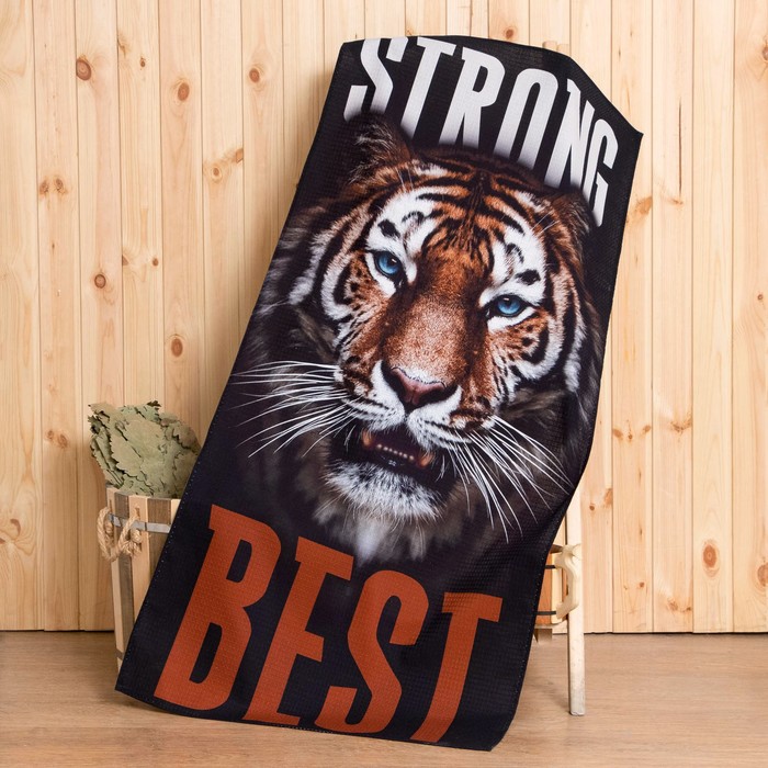 Полотенце Этель Strong Best 70х146±2 см, 100% хлопок 160гр/м2