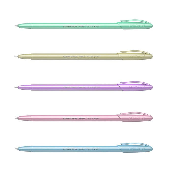 Ручка шарик. ErichKrause® Neo® Pastel pearl,цвет чернил синий