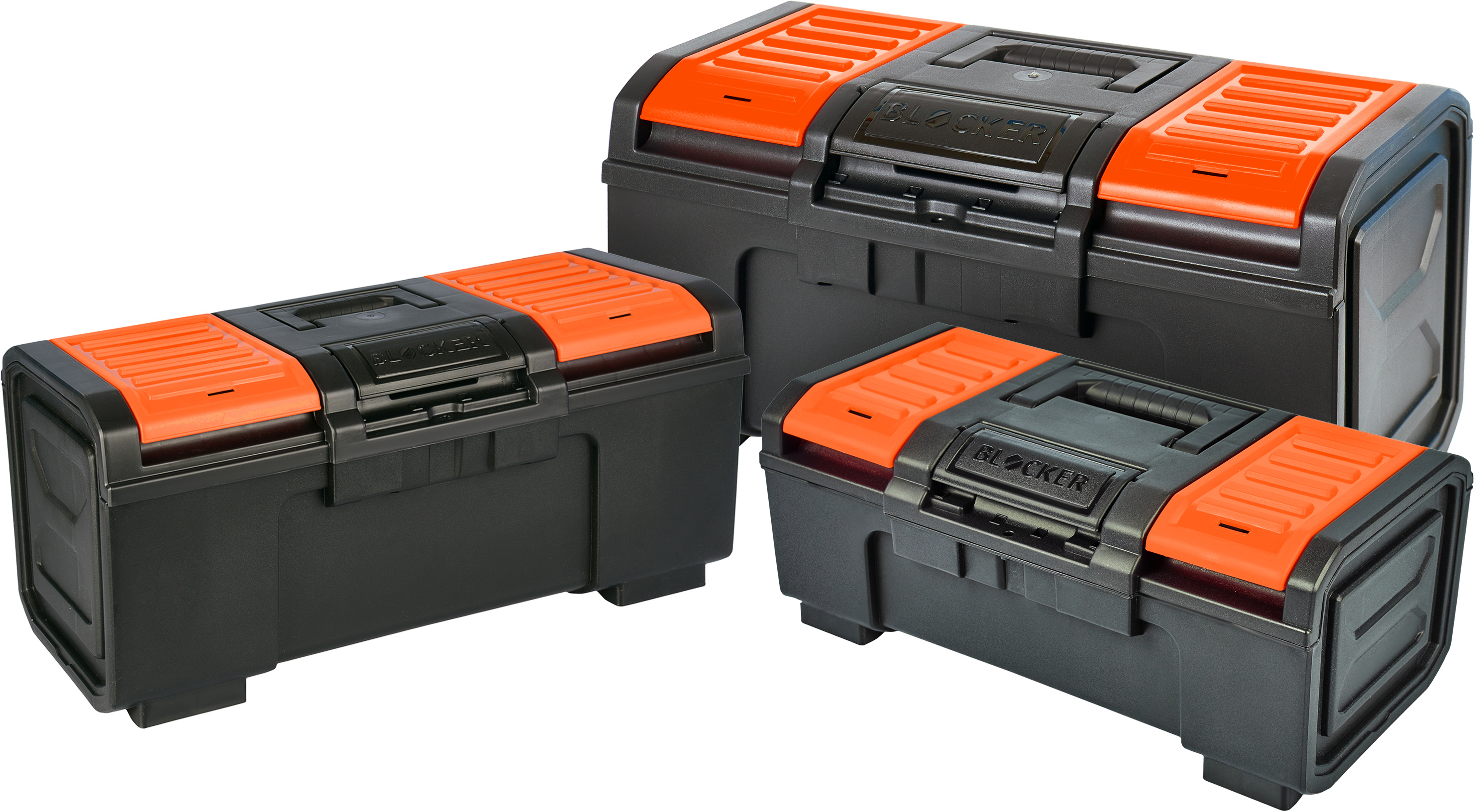 Ящик для инструментов Boombox 24" черный/оранжевый