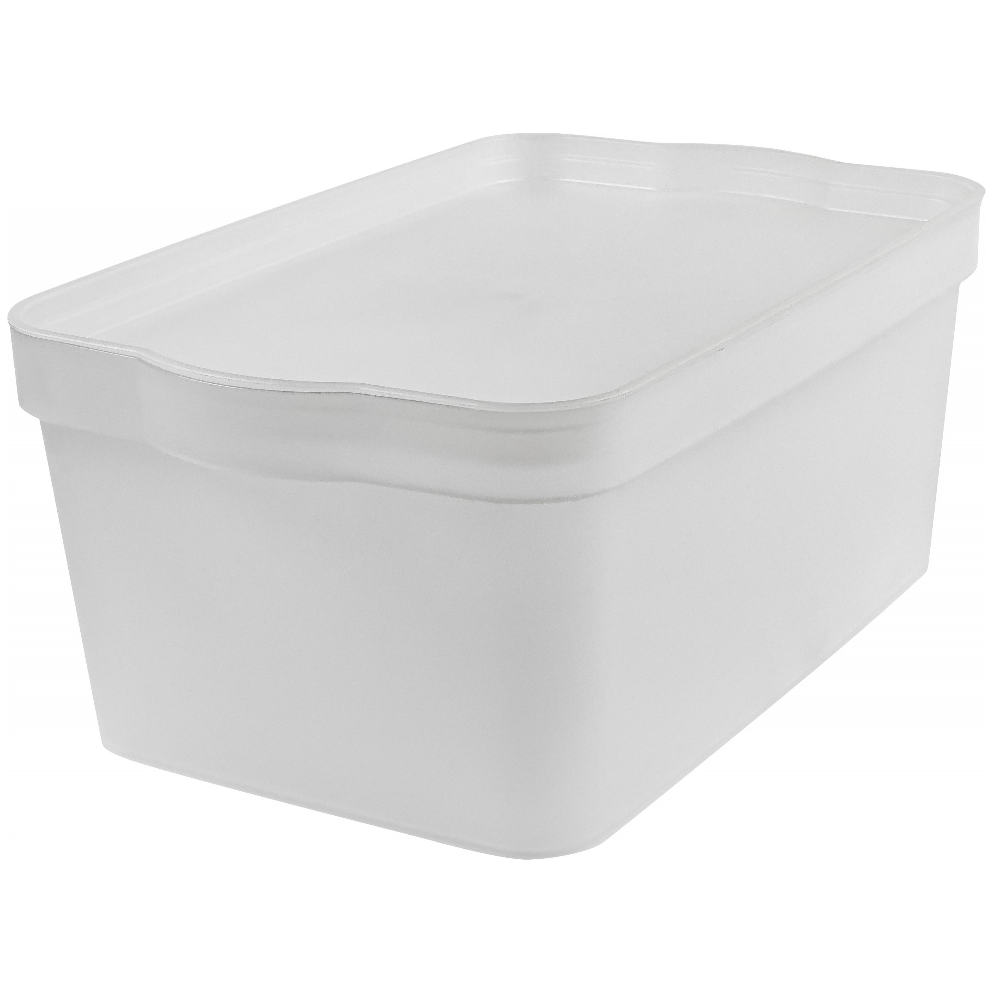 Ящик для хранения Keeplex Trendy, 7.5 л, 32х21.1х14.1 см, матовый кристалл