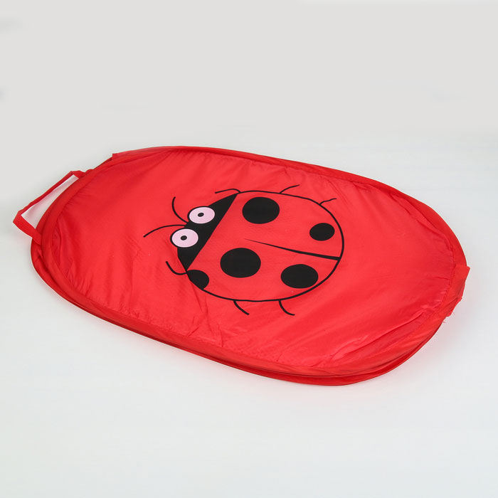 Корзина - сетка "Божья коровка", складная 32х32х52 см