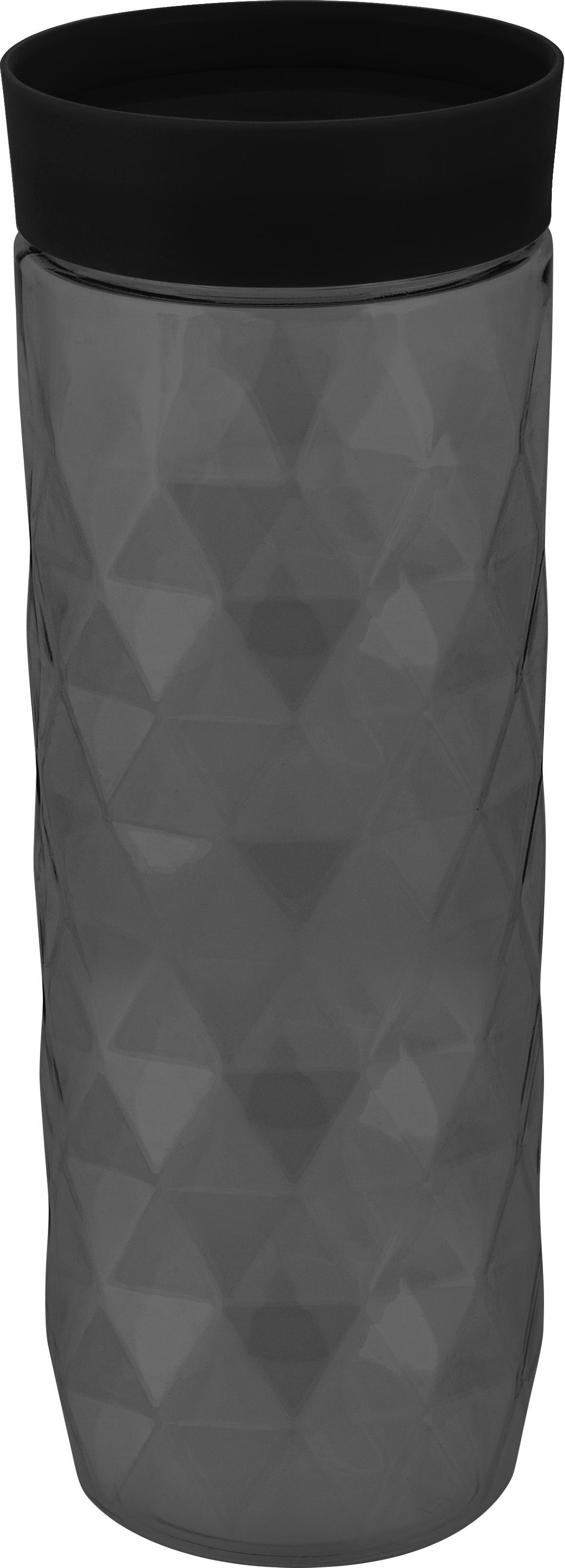 Банка для сыпучих продуктов Plast Team BLACK 1,5л круглая