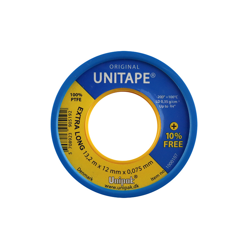 ФУМ-лента "UNITAPE" (13,2м*12мм*0,075мм) (уп 10/250 шт)