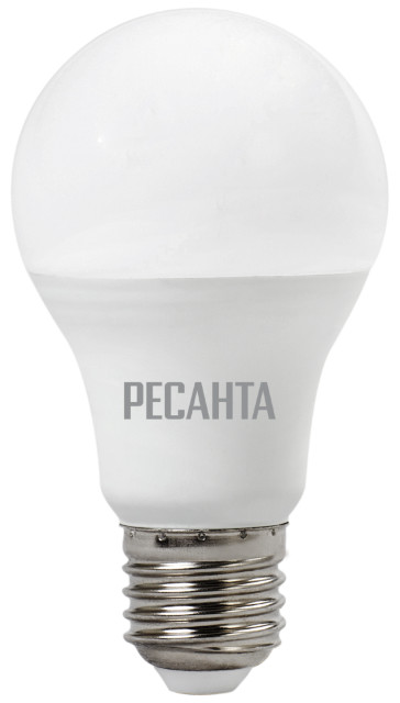 Лампа светодиодная LL-R-A60-11W-230-3K-E27 (груша, 11Вт, тепл., Е27) Ресанта 76/1/15
