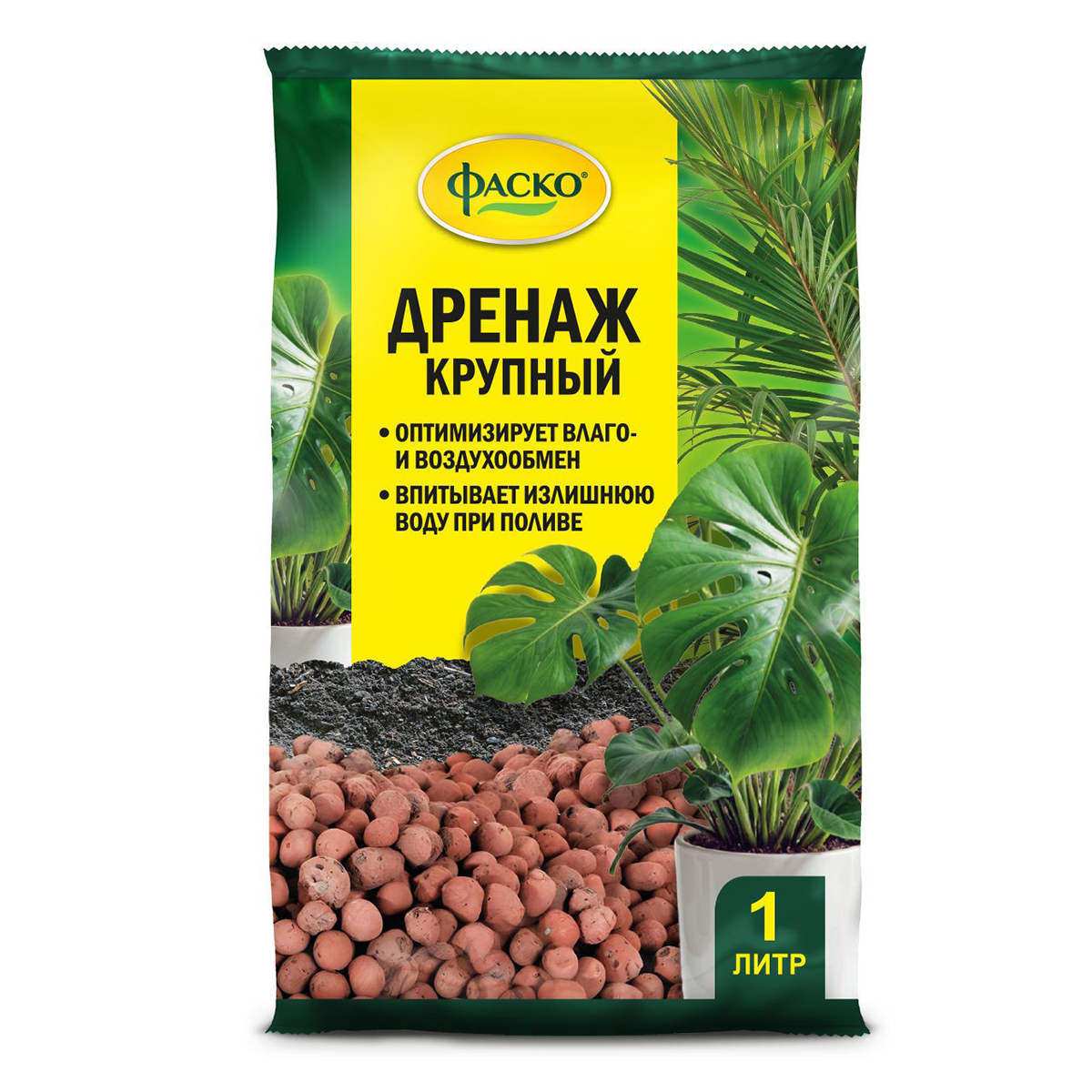 Дренаж Фаско Цветочный, крупный, 1 л