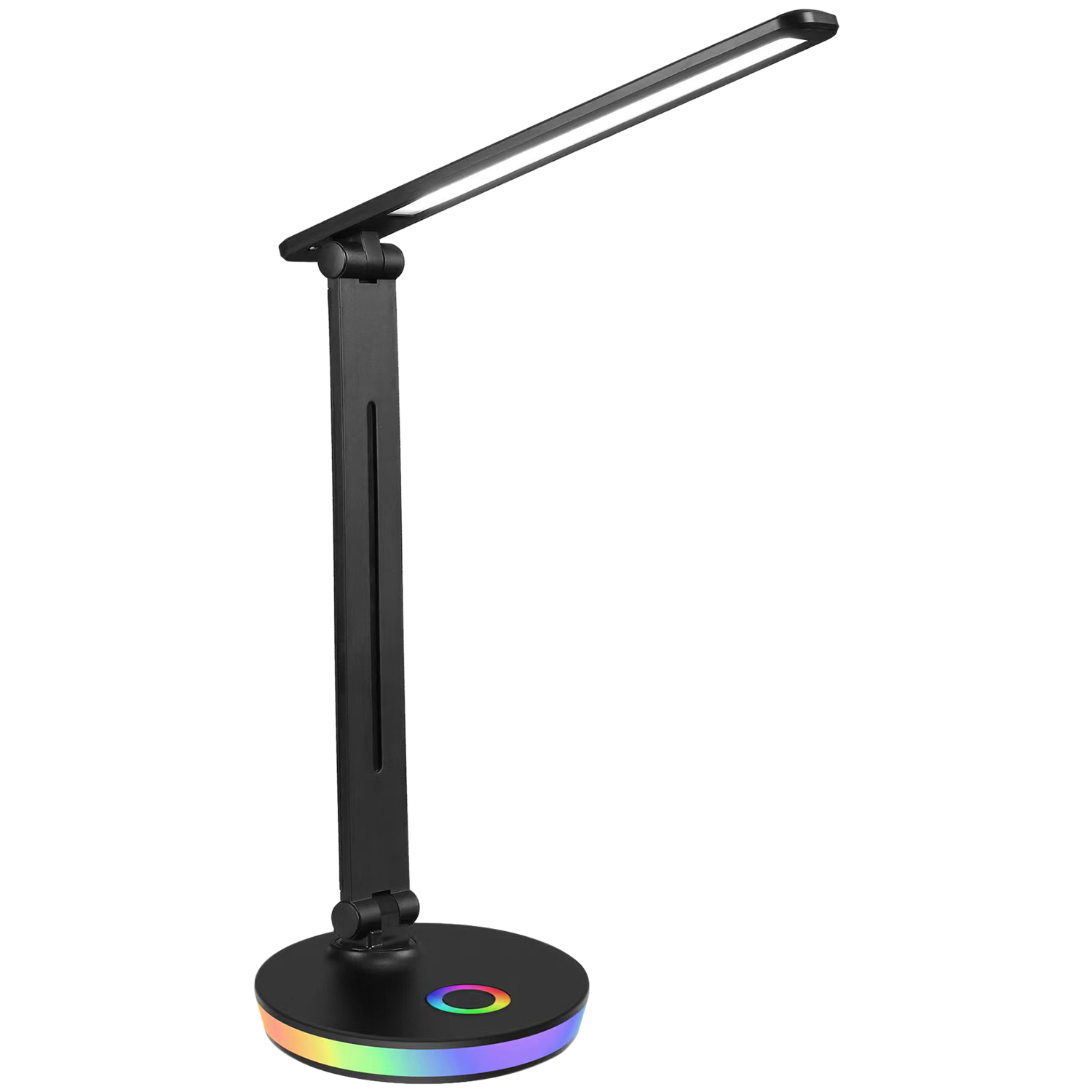 Лампа настольная светодиодная 00623-0.7-01 BK RGB 7W H49см 
